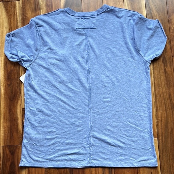 We the Free Short Sleeved Tee Shirt With Single Pocket in Frozen Violet M NWT - Picture 6 of 12